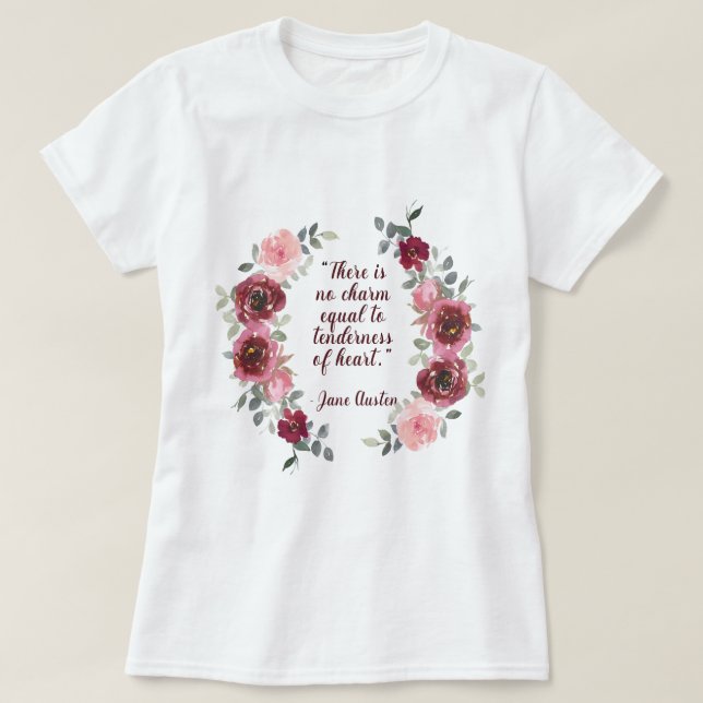 T-shirt Il n'y a pas de Citation de charme Austen femmes (Design devant)