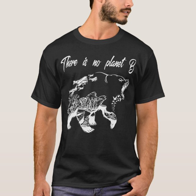 T-shirt "il n'y a pas de planète b (Devant)