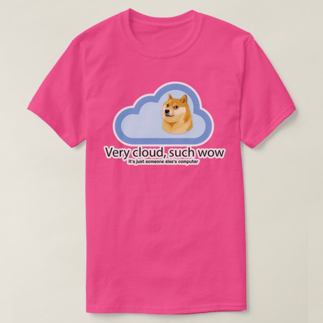 T-shirt Il n'y a pas de version Doggo cloud (Design devant)