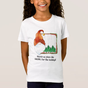 T-Shirt Il n'y a pas d'endroit comme GNOME, pour les vacan