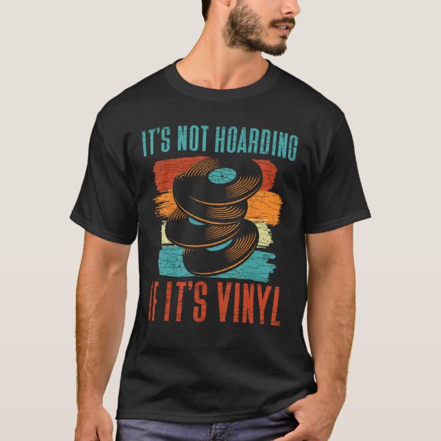 T-shirt Il n'y a pas d'hébergement S'il s'agit de vinyle (Devant)