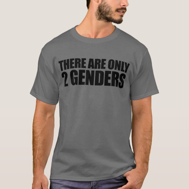 T-shirt Il N'Y A Que 2 Hommes (Devant)