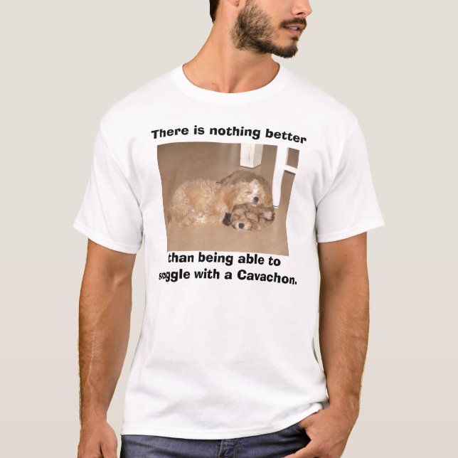 T-shirt Il n'y a rien meilleur que le câlin avec un cave (Devant)