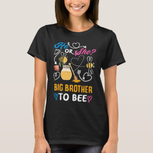 T-shirt Il Ou Elle Big Brother À Être Mignonne Genre Révél