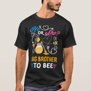 T-shirt Il Ou Elle Big Brother À Être Mignonne Genre Révél