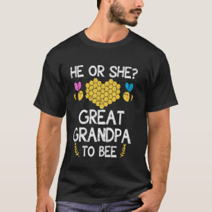 T-shirt Il Ou Elle Grand Grand-Père À Être Futur Grand-Pèr