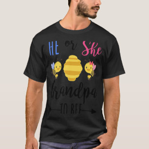 T-shirt Il ou elle grand-père à être Attente grand-père