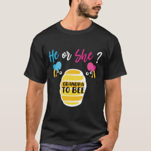 T-shirt Il ou elle grand-père à être, Drôle sexe révéler