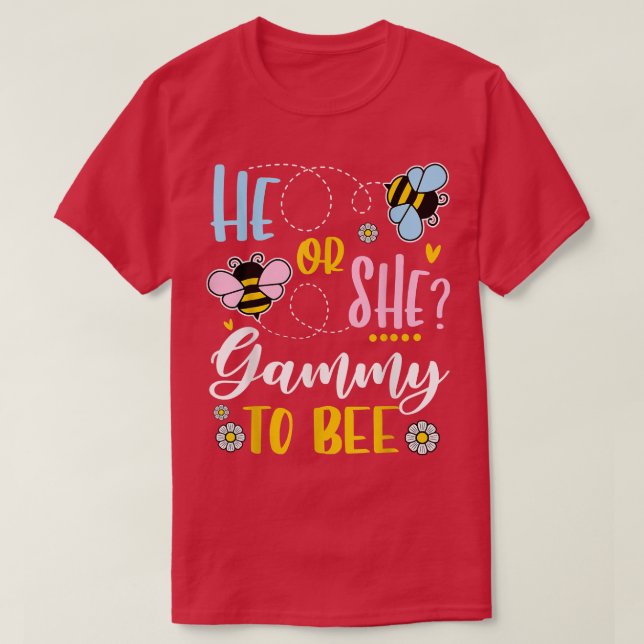 T-shirt Il Ou Elle Joue Pour Être Sexe Révéler Baby shower (Design devant)