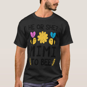 T-shirt Il ou elle mimi d'être Future grand-mère d'être