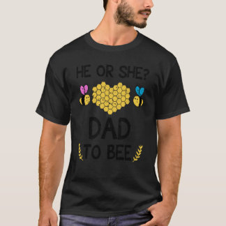 T-shirt Il Ou Elle Papa À Être Futur Père Pour Être