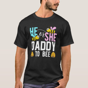 T-shirt Il Ou Elle Papa À Être Mignonne Papa Genre Reveill