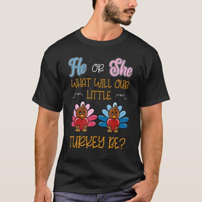 T-shirt Il Ou Elle Que Sera Notre Petite Turquie Thanksgiv (Devant)
