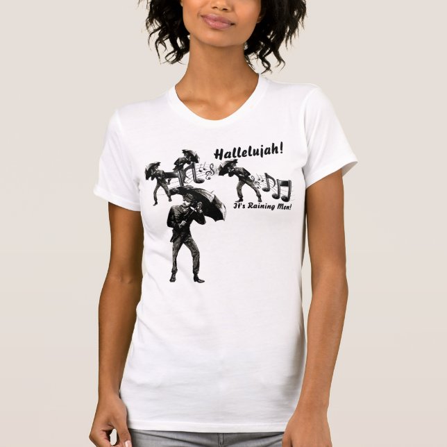 T-shirt Il pleut des hommes ! (Devant)