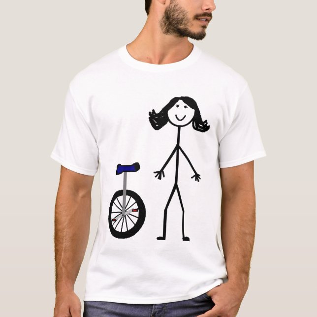 T-shirt Il prend deux fois la femme… (Devant)