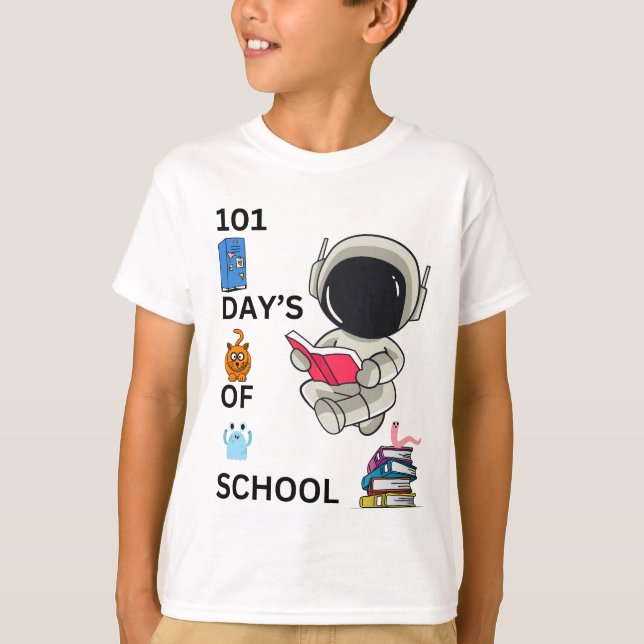 T-shirt "Il Reste 101 Jours D'École" (Devant)