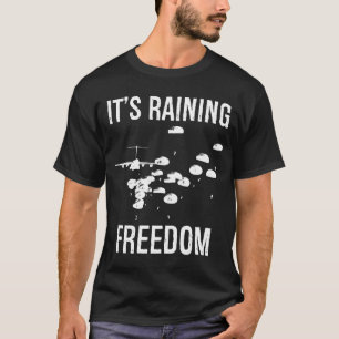 T-shirt Il_s pluie Liberté Premium Parachutiste aéroport
