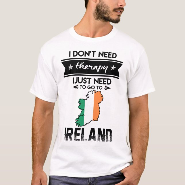 T-shirt il suffit d'aller en irlande (Devant)