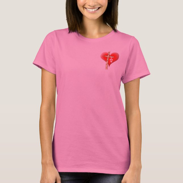 T-shirt Il T'aime (Devant)