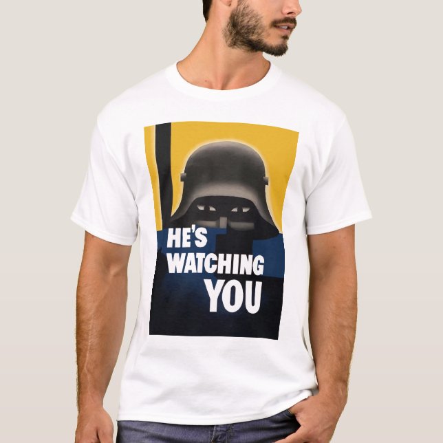 T-shirt Il vous observe (Devant)