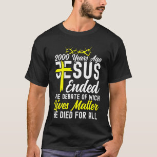 T-shirt Il y a 2000 ans Jésus vêtement chrétien