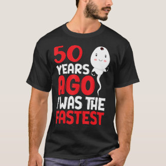T-shirt Il y a 50 ans, j'étais le 50e anniversaire le plus