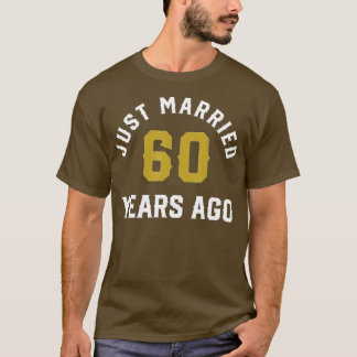 T-shirt Il y a 60 ans, marié, mari et femme