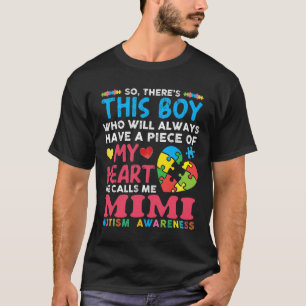 T-shirt Il y a ce garçon qu'il m'appelle Sensibilisation s