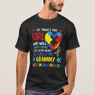 T-shirt Il Y A Cette Fille Qu'Elle M'Appelle Grammy Gigi A