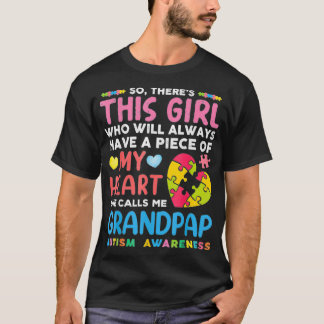 T-shirt Il Y A Cette Fille Qu'Elle M'Appelle Grand-Pap Aut