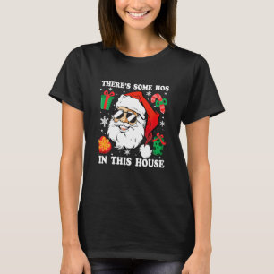 T-shirt Il Y A Des Chars Dans Cette Maison Noël Drôle