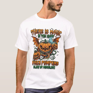 T-shirt Il y a des citrouilles de monstre de Halloween mag