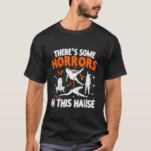 T-shirt Il Y A Des Horreurs Dans Cette Maison Citrouille F