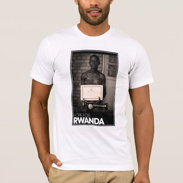 T-shirt Il y a espoir pour le Rwanda (Devant)
