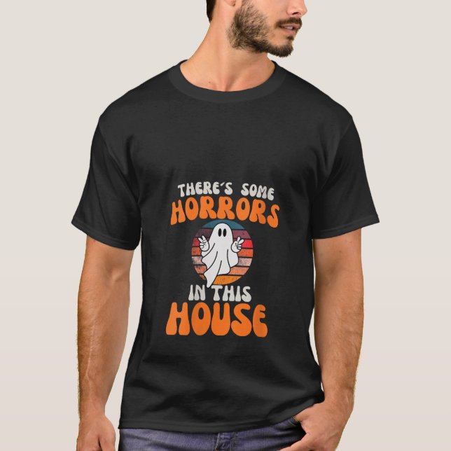 T-shirt Il Y A Quelques Horreurs Dans Cette Pompe Hallowee (Devant)