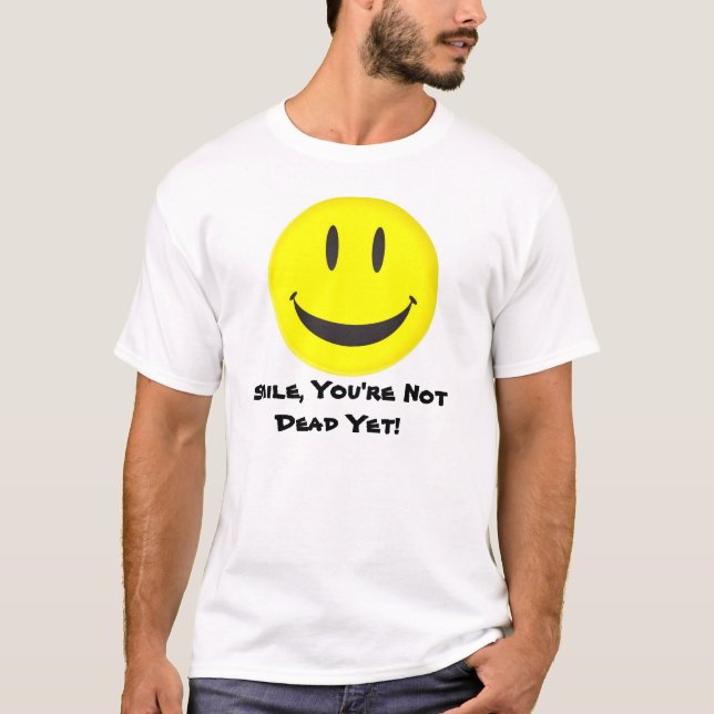 T-shirt Il y a toujours une raison de sourire ! (Devant)