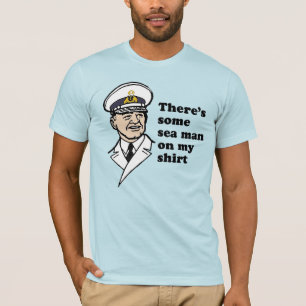 T-shirt IL Y A UN HOMME DE MER SUR MON MAillot