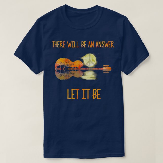 T-shirt Il y aura une réponse, laissez-la (2)  (Design devant)