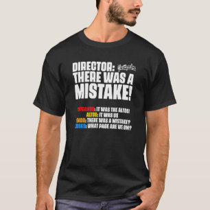 T-shirt Il y avait erreur Chef de chœur Sopranos Alto Dix