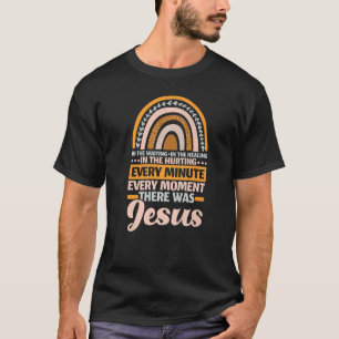 T-shirt Il Y Avait Jésus Religion Chrétienne Rainb Religie