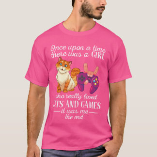 T-shirt Il y avait une fille qui aimait vraiment les chats