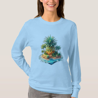 T-shirt Île aux ananas.