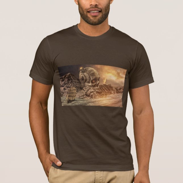 T-shirt île crâne (Devant)