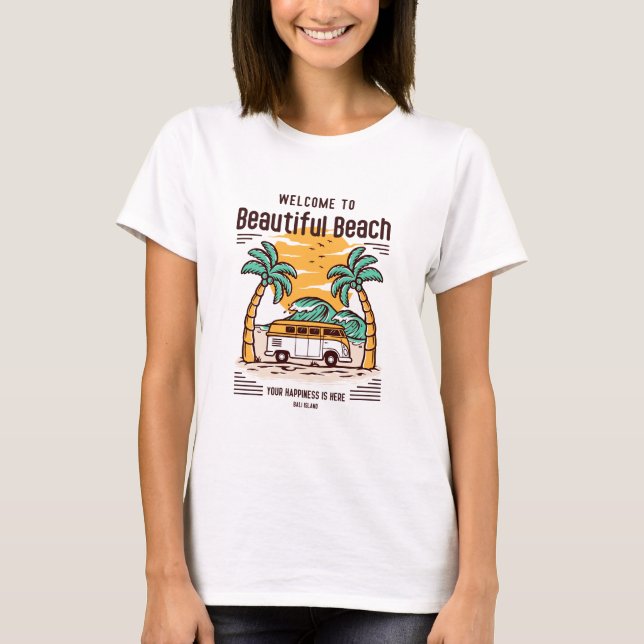 T-shirt Île de Bali (Devant)