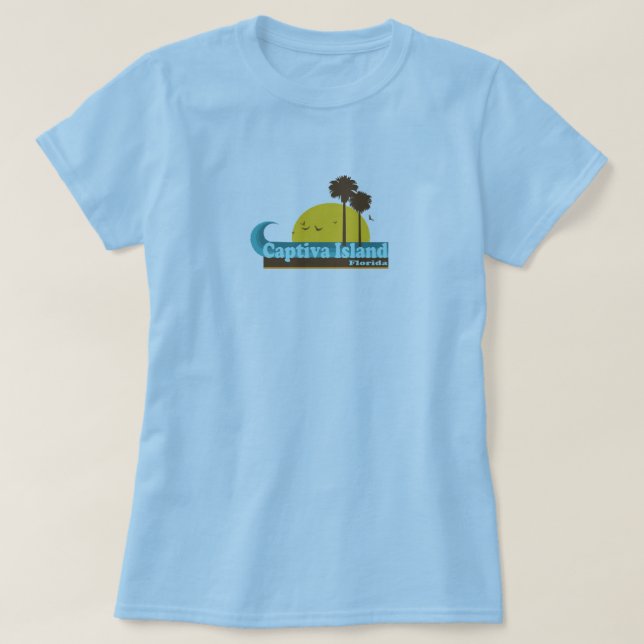 T-shirt Île de Captiva (Design devant)