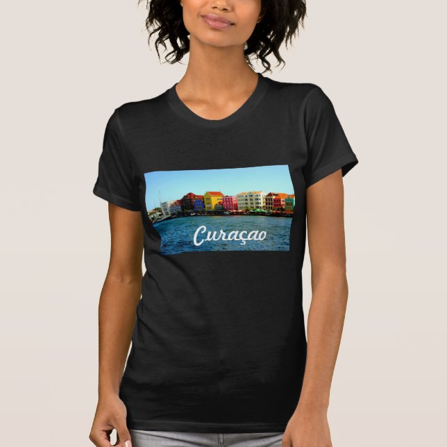 T-shirt Île de conception du Curaçao d'Admiro (Devant)