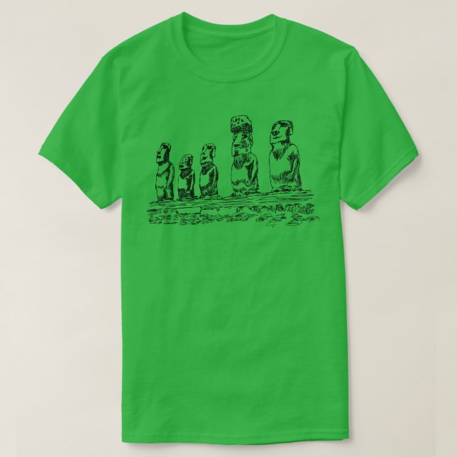 T-shirt Île de Pâques 2 (Design devant)