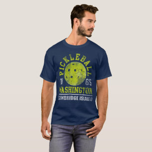 T-shirt Île de Pickleball Est.1965 Washington Bainbridge