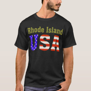 T-shirt Île de Rhode Etats-Unis !