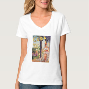 T-shirt Île de vacances de Cuba vintage